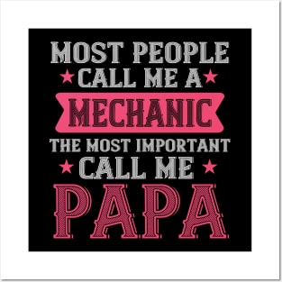 Mechanic Papa Posters and Art